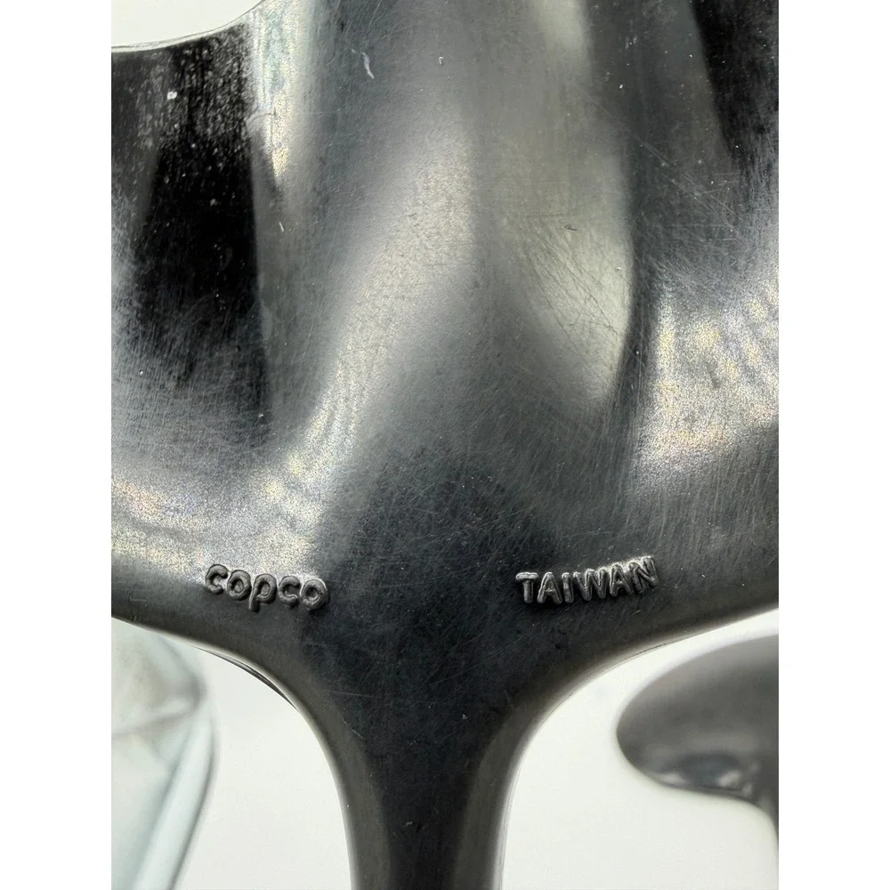 Copco Salad Serving Set Black Good Vintage Melamine 2530-51